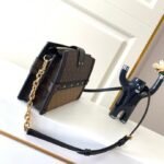 LOUIS VUITTON Pochette Trunk Cloth Clutch Bag Brown - Bag - Image 2