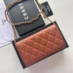 Chanel 23 Wallet on Chain- Brown Bag - Image 4