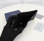[TOP] Dior Canvas & Leather Wallet Navy Blue - Wallet - Image 10