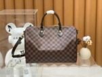 Louis Vuitton Speedy Bandoulière 35 Damier Ebene Women Handbag - Bag - Image 3