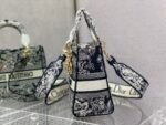 Dior The LADY D-LITE Bag Blue Toile de Jouy Reverse Embroidery - Bag - Image 7