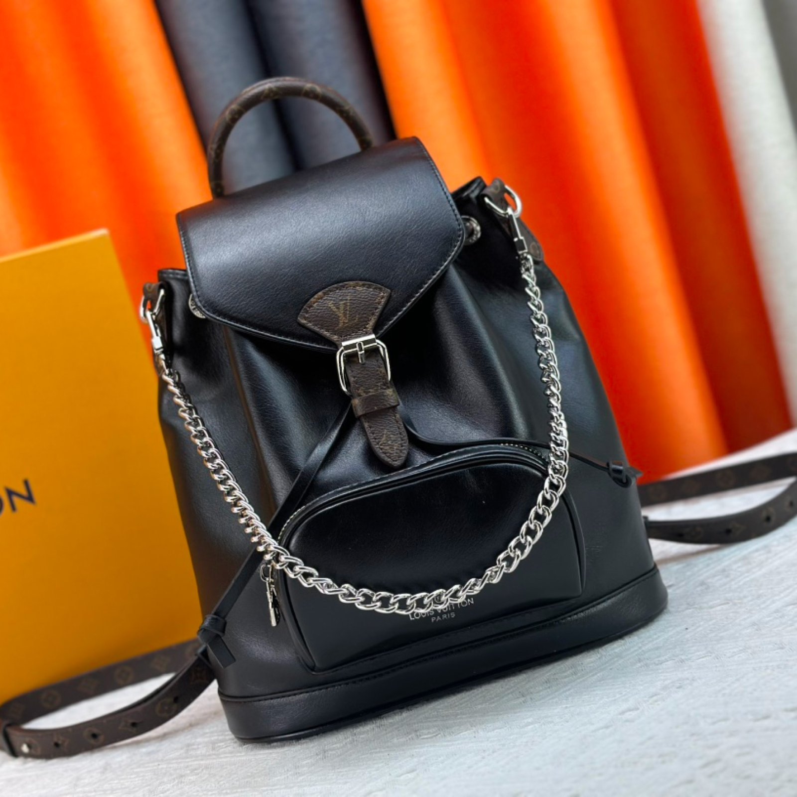 bf2be2767ccb80cd1e013f436cd45bd8 Louis Vuitton Montsouris PM Backpack Bag - Image 1