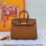 [TOP]Hermes Birkin Brown Epsom Sellier Gold Hardware - Handbag - Image 8