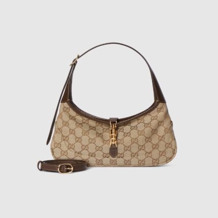 Gucci Jackie Slim small shoulder bag Brown GG canvas - Bag