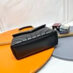 [TOP] SAINT LAURENT Loulou Small Quilted Leather Black Golden Hardware Shoulder Bag - Image 5