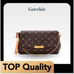 [TOP] Louis Vuitton LV Monogram MM Burgundy Lining