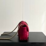 Gucci GG Marmont Velvet Collection - Deep Red Bag - Image 3