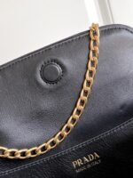[TOP]Prada Tumulte Small Nappa Leather Bag - Black - Image 9