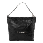 [TOP] CHANEL 22 HANDBAG Shiny Calfskin & Silver-Tone Black - Bag - Image 12