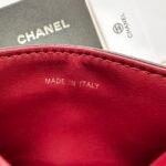 Chanel CLASSIC CARD HOLDER Grained Calfskin & Silver-Tone MetalBlack -Wallet - Image 8