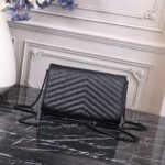 Saint Laurent YSL Cassandre Envelope - Black - Image 6