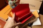 [TOP]Louis Vuitton Wallets Sarah Long Button Wallet - Brown - Image 5