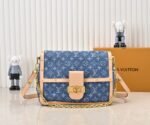 Louis Vuitton Dauphine Soft GM Monogram denim - Denim Blue - Image 4