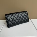 Chanel Counterfeit Caviar Leather Wallet-Black Gold Wallet - Image 3