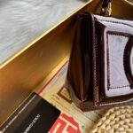 [TOP] Dolce & Gabbana Mini Tote Bag - Burgundy Bag - Image 6
