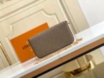 Louis Vuitton POCHETTE FÉLICIE Chain Bag - Elephant Gray Embossed Bag - Image 4
