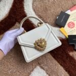 [TOP] Dolce & Gabbana Chain Tote Crossbody Bag - White Bag - Image 4