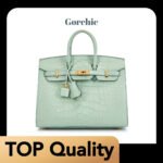 [TOP] Hermes Vert deau Matte Mississippiensis Alligator Birkin Sellier Gold Hardware