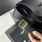SAINT LAURENT Supple Small leather shoulder bag-Black - Bag - Image 6