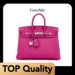 [TOP] Hermes Rose Pourpre Togo Birkin Palladium Hardware