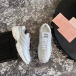 Miu Miu Nappa sneakers Sliver - Shoes