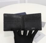 [TOP] Dior Canvas & Leather Wallet Navy Blue - Wallet - Image 7