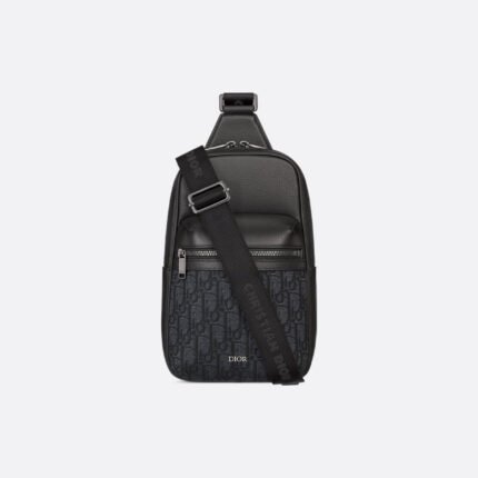 Dior Rider 2.0 Sling Bag Black Dior Oblique Jacquard