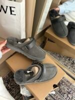 UGG Suede Slippers Grey Color - Shoes - Image 8