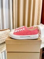 Burberry New Listing Temperament White Shoes - Red Shoes - Image 3