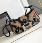 Balenciaga Essex small shoulder bag Brown Jacquard - Bag