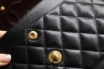 Chanel Classic Flag Bag Small Classic Double Flap Black Caviar Gold Hardware - Bag - Image 10