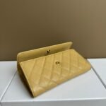 Chanel Counterfeit Caviar Leather Wallet-Yellow Wallet - Image 4