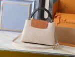 Louis Vuitton Capucines Taurillon leather - Galet / Tan / Chocolate - Image 4