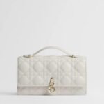 [TOP]Dior Mini Bag Latte Cannage Lambskin - Image 2