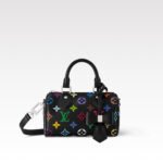 Louis Vuitton x Murakami LV x TM NANO SPEEDY Multicolore Noir Handbag