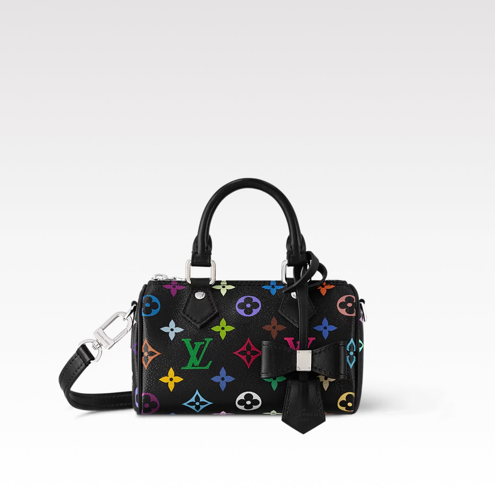 c9ace924bed2a3ce5bd79ab48def3da5 Louis Vuitton x Murakami LV x TM NANO SPEEDY Multicolore Noir Handbag - Image 1
