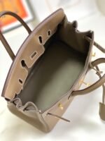 Hermes Birkin Togo Retourne Bag Golden-Dark Green Bag - Image 5