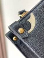LOUIS VUITTON LV Bicolor Monogram Empreinte Leather Canvas Onthego PM Black Gold - Bag - Image 9