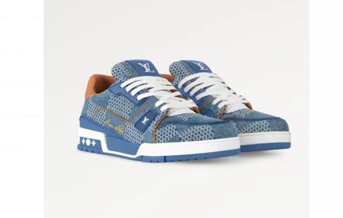 cad01aeee8efb4ebdc8e2d1b03fac9c4 Louis Vuitton Trainer Damier 3D denim - Shoes - Image 1