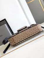 Balenciaga Essex small shoulder bag Brown Jacquard - Bag - Image 4