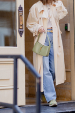 SAINT LAURENT YSL Le 5 à 7 Hobo Bag Leather-Green - Bag - Image 7