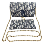 [TOP] Dior SADDLE bag Blue Dior Oblique Jacquard - Bag - Image 10