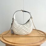 Gucci GG Marmont Small shoulder Bag White - Bag - Image 6