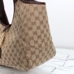 Gucci Mercato tote bag Sand and dark brown GG canvas - Bag - Image 9