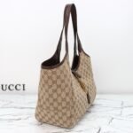 Gucci Mercato tote bag Sand and dark brown GG canvas - Bag - Image 5