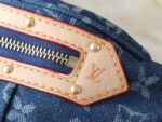 Louis Vuitton High Rise Belt Bag Monogram Jacquard Leather - Dark Blue Denim - Image 7