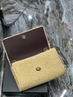 [TOP] SAINT LAUREN KATE MEDIUM SUPPLE CHAIN BAG IN RAFFIA - Bag - Image 8