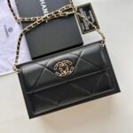 Chanel Chain Shoulder Crossbody Small Bag - Black Plain Bag