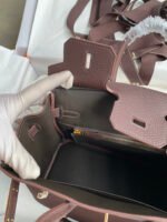 Hermes Birkin Togo Retourne Bag Golden-Dark Brown Bag - Image 7