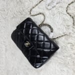 Chanel 24B Bag Black Color Large Size - Image 5